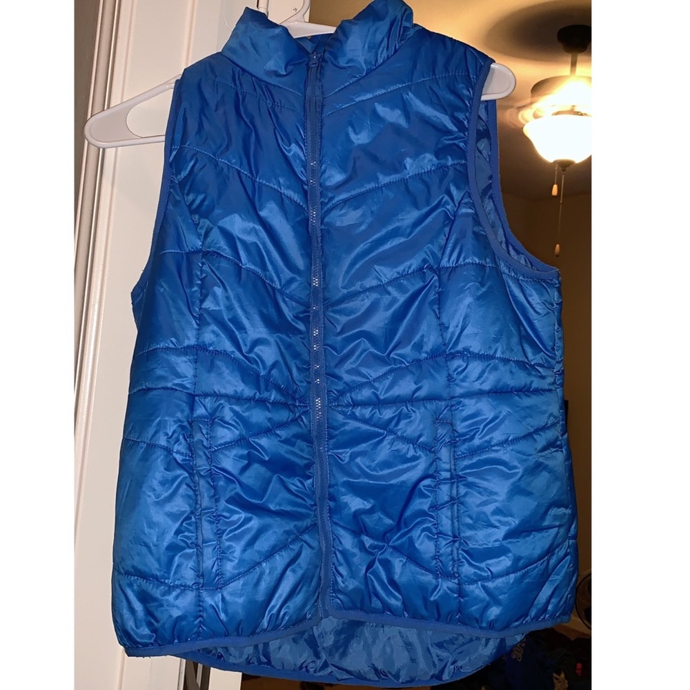 Royal blue vest!